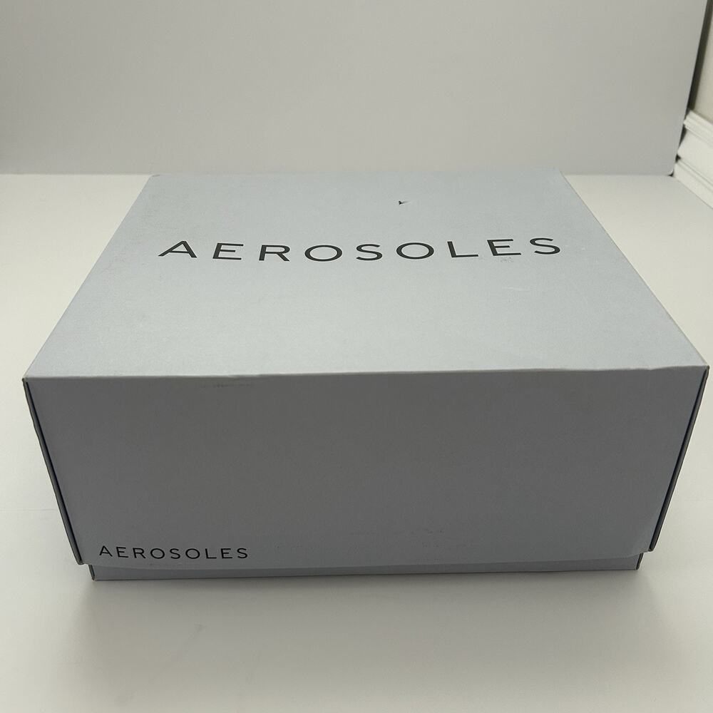 NIB Aerosoles Chai Knee High Boots Black Stretch Size 10 Women Square NEW IN BOX - Picture 11 of 16